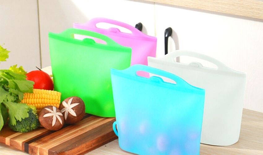 Portable Silicone Storage Bag For Food