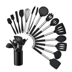 15 piece silicone cooking tool