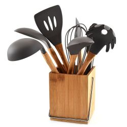 8 piece silicone cooking utensil set