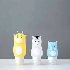 Cartoon Silicone Squeezy Travel Bottles