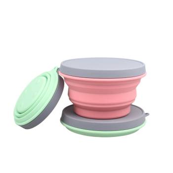 Collapsible silicone bowl