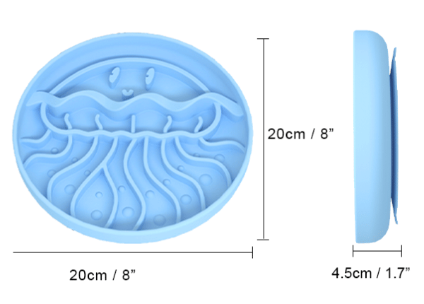jellyfish dog bowl size