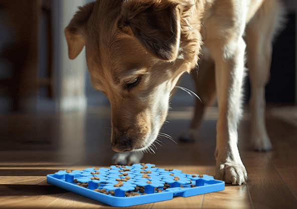 Silicone sniffing mat